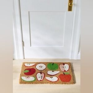 Anthropologie Apple Playful Doormat 30x18